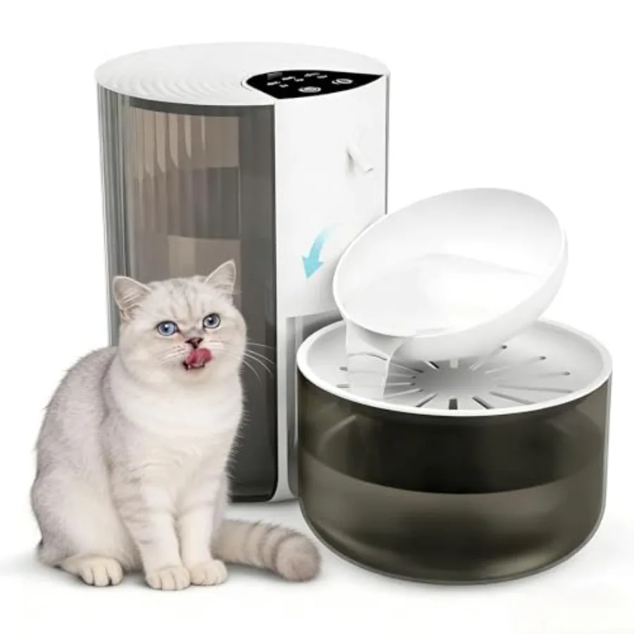 Wireless Cat Water Fountain Cordless No Filters 3.5L Automatic Wastewater Separation Pet Water Fountains for Cats Indoor Quiet
Wireless Cat Water Fountain Cordless No Filters 3.5L Automatic Wastewater Separation Pet Water Fountains for Cats Indoor Quiet
