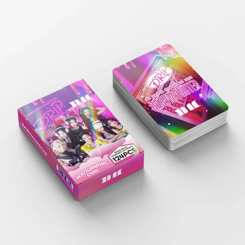 BabyMonster, 124 шт., новый альбом, флэш-карты, K-pop, ограниченный выпуск, коллекционный товар
BabyMonster, 124 шт., новый альбом, флэш-карты, K-pop, ограниченный выпуск, коллекционный товар