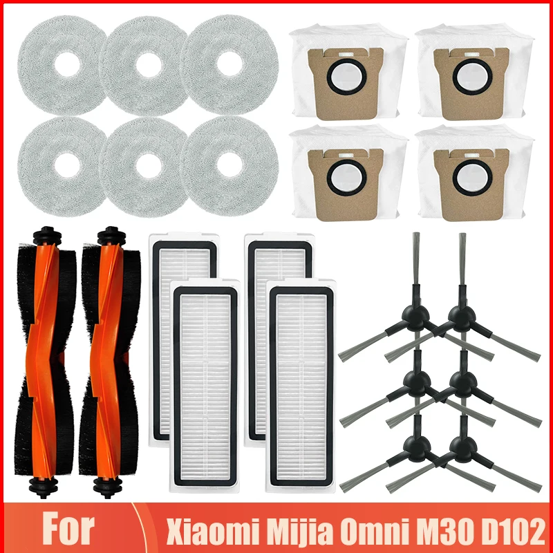 Hepa Filter Dust Bags Mop Cloth Accessories For Xiaomi Mijia Omni M30 D102 Vacuum Cleaner Parts Roller Side Brush Replacement
Hepa Filter Dust Bags Mop Cloth Accessories For Xiaomi Mijia Omni M30 D102 Vacuum Cleaner Parts Roller Side Brush Replacement