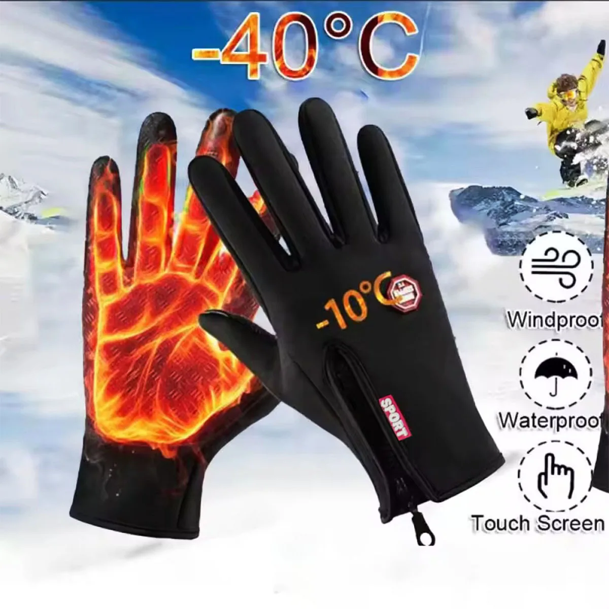 Warm Anti-slip Cycling Gloves for Men And Women Touch Screen Compatible Autumn Winter Outdoor Sports Skiing Fishing Gloves
Warm Anti-slip Cycling Gloves for Men And Women Touch Screen Compatible Autumn Winter Outdoor Sports Skiing Fishing Gloves