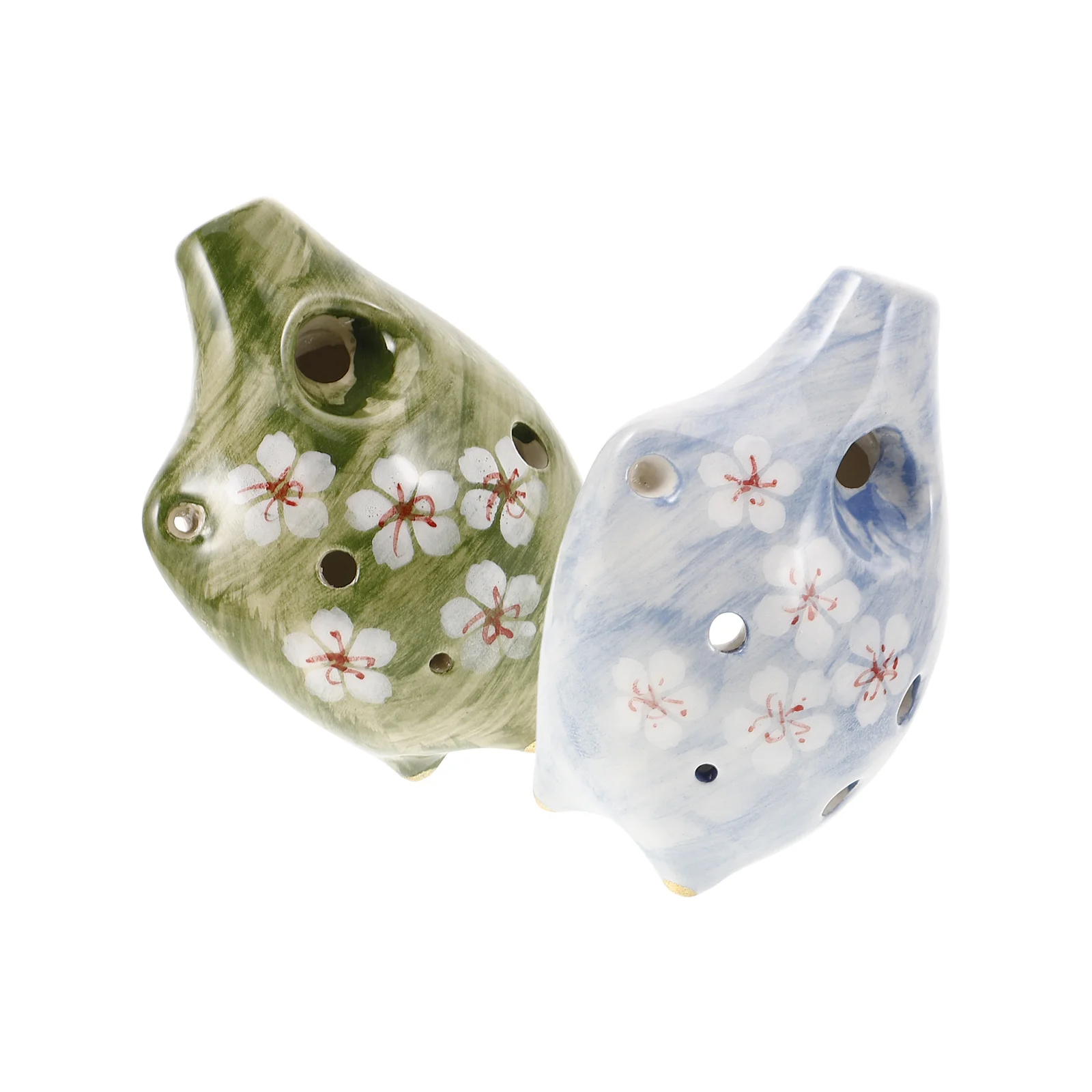 2 Pcs 6 Hole Alto Ocarina Children Ceramic Musical Instrument for Beginner Learning Creative Ceramics Portable 
2 Pcs 6 Hole Alto Ocarina Children Ceramic Musical Instrument for Beginner Learning Creative Ceramics Portable