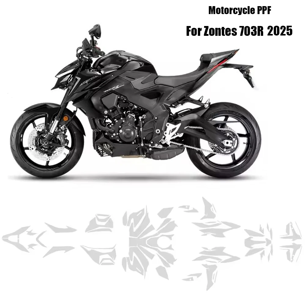 For Zontes 703R PPF 703R TPU Transparent Anti-skid Self-repairing Protective Film Anti-UV Paint Protection Film 2025
For Zontes 703R PPF 703R TPU Transparent Anti-skid Self-repairing Protective Film Anti-UV Paint Protection Film 2025