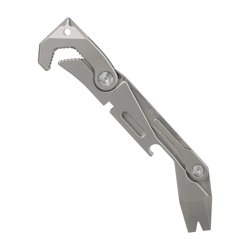 Titanium alloy crowbar multi-function tool screwdriver utility knife screwdriver outdoor adjustable wrench edc
Titanium alloy crowbar multi-function tool screwdriver utility knife screwdriver outdoor adjustable wrench edc