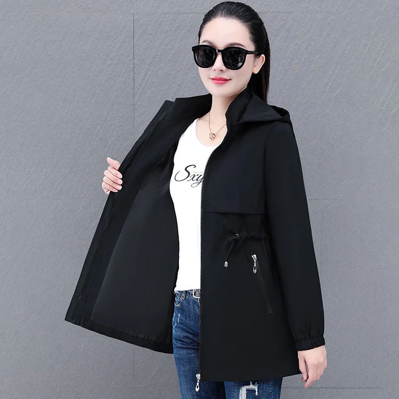Шикарный повседневный плащ, женское пальто, весна-осень 202, новая мода средней длины, высококачественная ветрозащитная куртка с капюшоном, топы
Шикарный повседневный плащ, женское пальто, весна-осень 202, новая мода средней длины, высококачественная ветрозащитная куртка с капюшоном, топы
