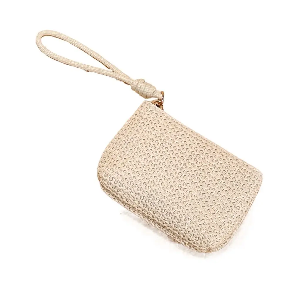 Cute Lightweight Straw Woven Coin Purse Earphone Case Hand Held Card Holder ID Card Holder Wallet Small Lipstick Bag Students
Cute Lightweight Straw Woven Coin Purse Earphone Case Hand Held Card Holder ID Card Holder Wallet Small Lipstick Bag Students