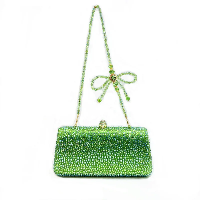 Luxury Women Clutch Bag Crystal Rhinestone Bow Bag Chain Wedding Party Golden Wallet Birthday Christmas Gift Shiny Evening Bag
Luxury Women Clutch Bag Crystal Rhinestone Bow Bag Chain Wedding Party Golden Wallet Birthday Christmas Gift Shiny Evening Bag
