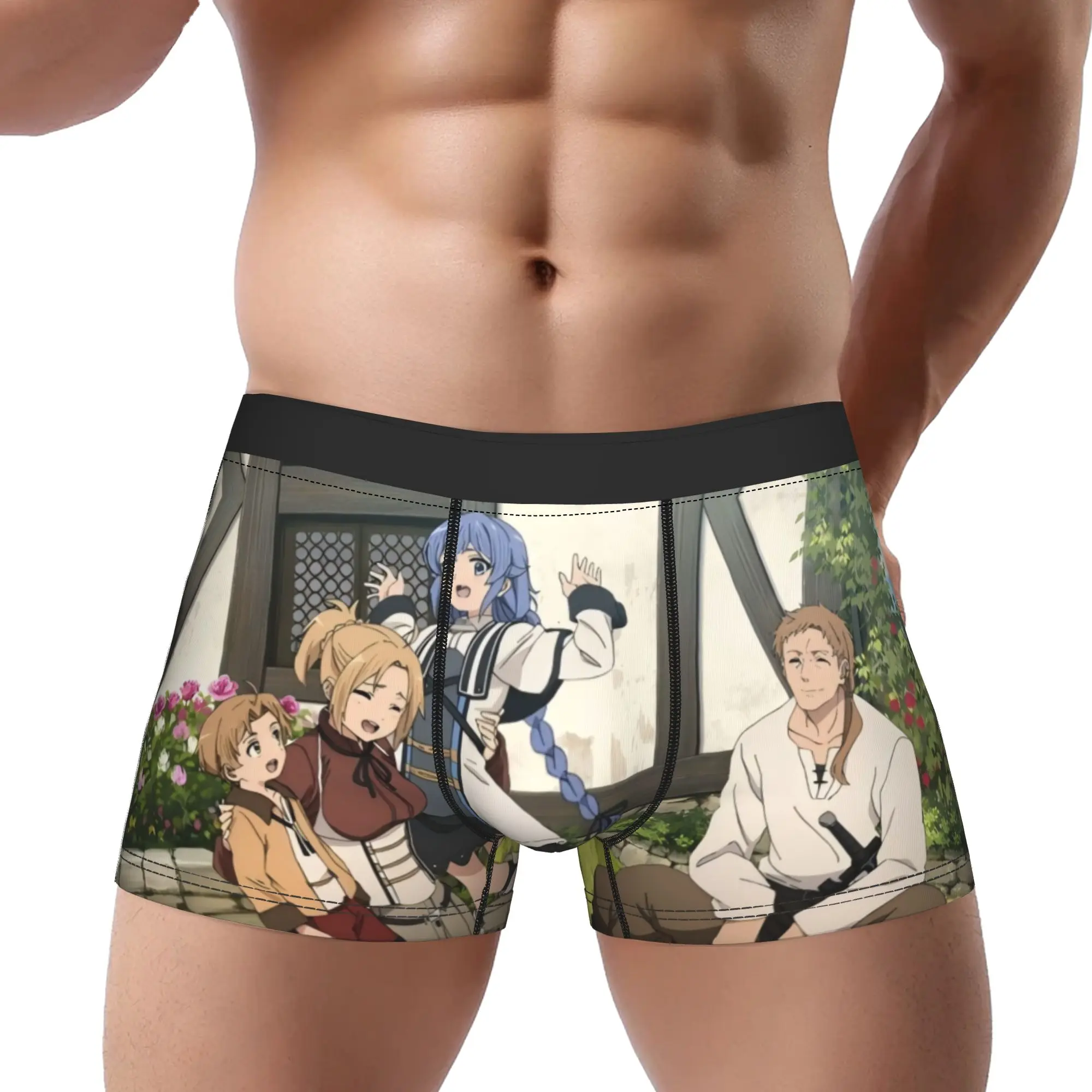Трусы Mushoku Tensei, дышащие трусики, мужское нижнее белье, шорты с принтом Mushoku Tensei, трусы-боксеры
Трусы Mushoku Tensei, дышащие трусики, мужское нижнее белье, шорты с принтом Mushoku Tensei, трусы-боксеры