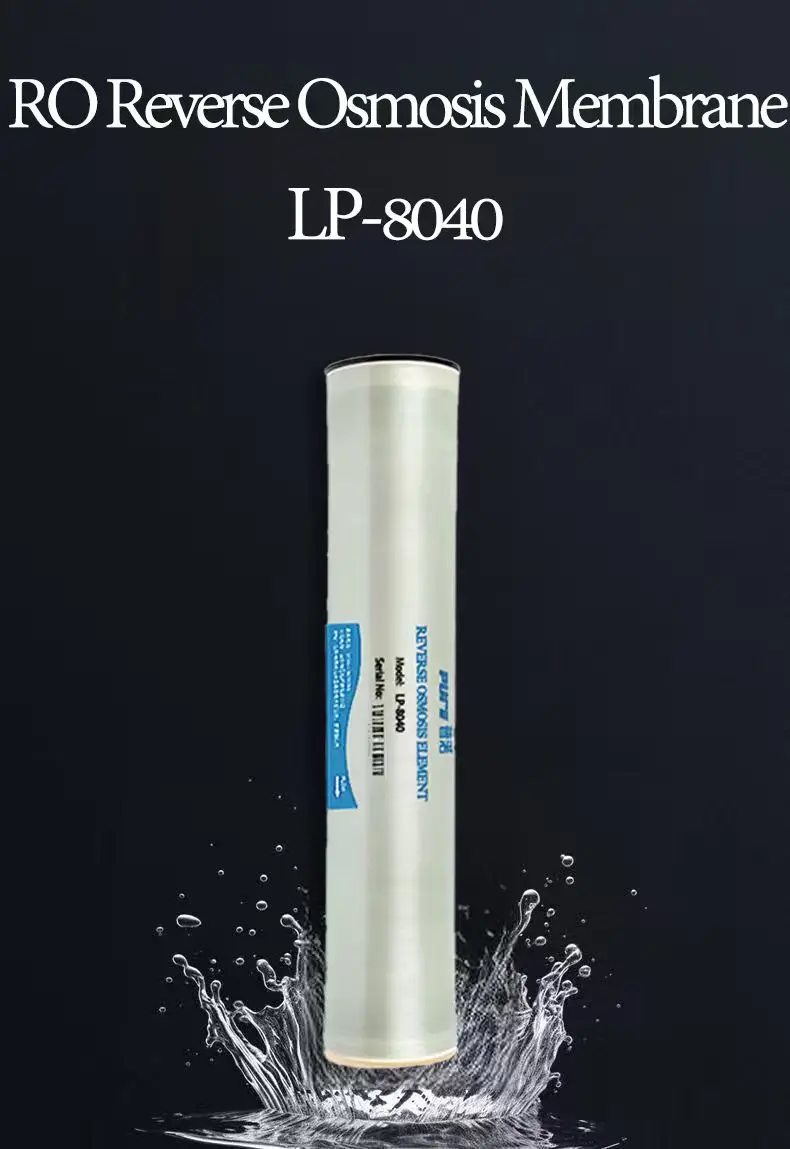 LP-8040 RO Reverse Osmosis Membrane 99% Salt Rejection Industrial Water Purifier Filter Membrane
LP-8040 RO Reverse Osmosis Membrane 99% Salt Rejection Industrial Water Purifier Filter Membrane