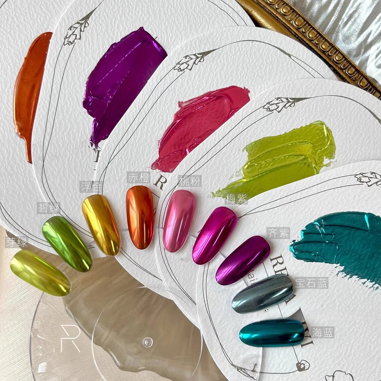 10Pcs Nail Mirror Glitter Powder Metallic Colorful Dust Metal Effect Nail Glitter Gold Nail Art UV Gel Polish Chrome Flakes Dust
10Pcs Nail Mirror Glitter Powder Metallic Colorful Dust Metal Effect Nail Glitter Gold Nail Art UV Gel Polish Chrome Flakes Dust