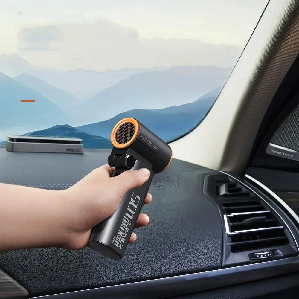 30000RPM Portable Handheld Fan with LED Display Rechargeable Violent Turbo Fan High-speed Winds Speeds Adjustable
30000RPM Portable Handheld Fan with LED Display Rechargeable Violent Turbo Fan High-speed Winds Speeds Adjustable