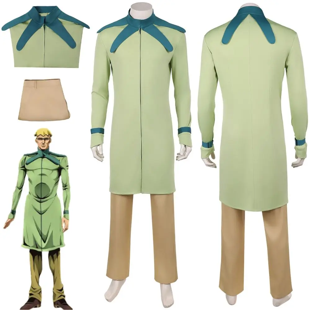 JoJo Anime Bizarre Adventure Cosplay Steven Steel Costume for Adult Men Top Pants Roleplaying Outfits Halloween Carnival Suit
JoJo Anime Bizarre Adventure Cosplay Steven Steel Costume for Adult Men Top Pants Roleplaying Outfits Halloween Carnival Suit