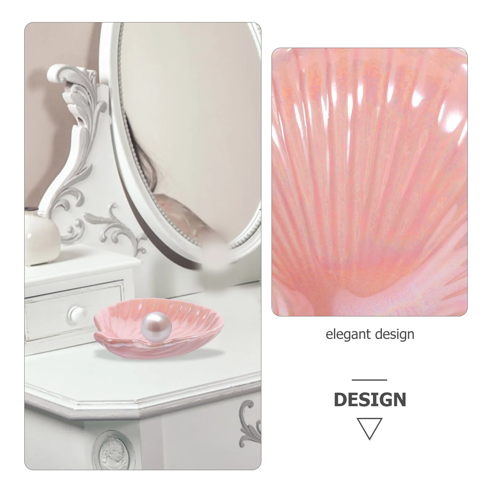 Shell Shaped Jewelry Tray Ceramic Desktop Storage Tray Elegant Multifunctional Jewelry Organizer Ring Earring Holder Display
Shell Shaped Jewelry Tray Ceramic Desktop Storage Tray Elegant Multifunctional Jewelry Organizer Ring Earring Holder Display