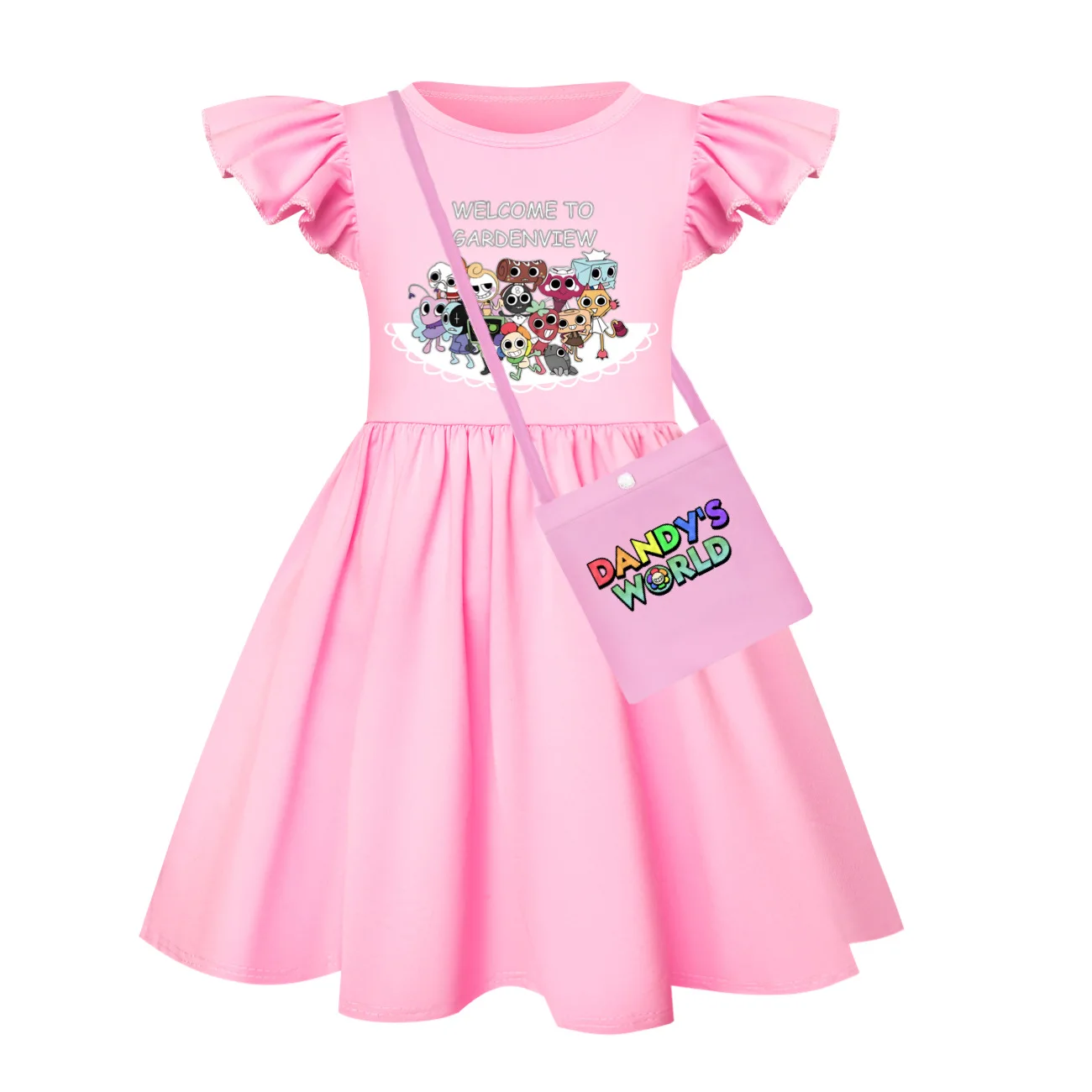 3-12Y Game Dandy's World Dress for Kids 2025 Summer Vacation Casual Dresses Baby Girls Princess Party Vestidos and Little Bag
3-12Y Game Dandy's World Dress for Kids 2025 Summer Vacation Casual Dresses Baby Girls Princess Party Vestidos and Little Bag