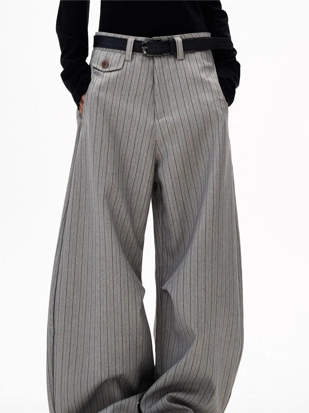 Loose Drapey Wide Leg Pants Men Women Casual Long Trousers Knife Stripe Pattern Comfortable Loose Fit American Sle
Loose Drapey Wide Leg Pants Men Women Casual Long Trousers Knife Stripe Pattern Comfortable Loose Fit American Sle