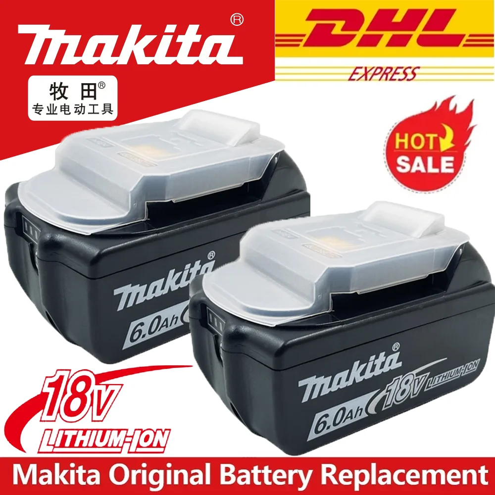 100% Original Makita 6Ah for Makita 18V Battery BL1830B BL1850B BL1850 BL1840 BL1860 BL1815 Replacement Lithium Battery
100% Original Makita 6Ah for Makita 18V Battery BL1830B BL1850B BL1850 BL1840 BL1860 BL1815 Replacement Lithium Battery