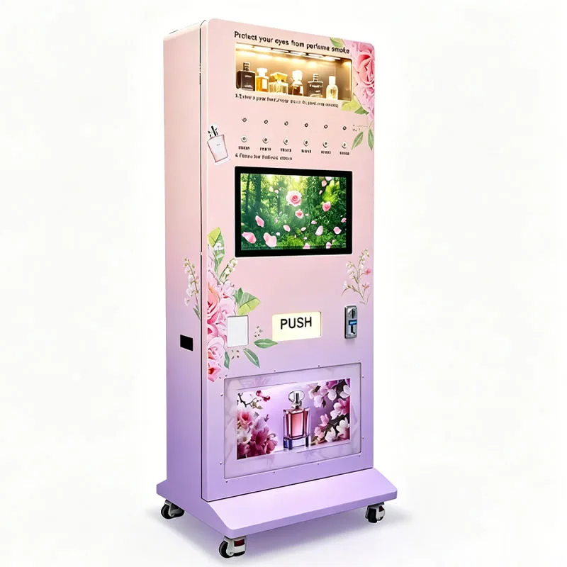 Perfume Vending Kiosk Fragrance Spray Machine for Sample Perfume and Full Bottle Sales Wholesale Customized
Perfume Vending Kiosk Fragrance Spray Machine for Sample Perfume and Full Bottle Sales Wholesale Customized