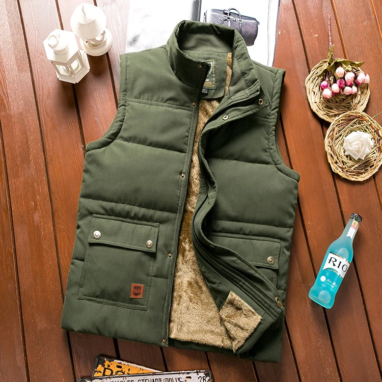 Men Winter Sleeveless Outdoors Fleece Warm Hooded Vest Army Green Jackets Fashion Outwear Thermal Fishing Waistcoats Clothing
Men Winter Sleeveless Outdoors Fleece Warm Hooded Vest Army Green Jackets Fashion Outwear Thermal Fishing Waistcoats Clothing