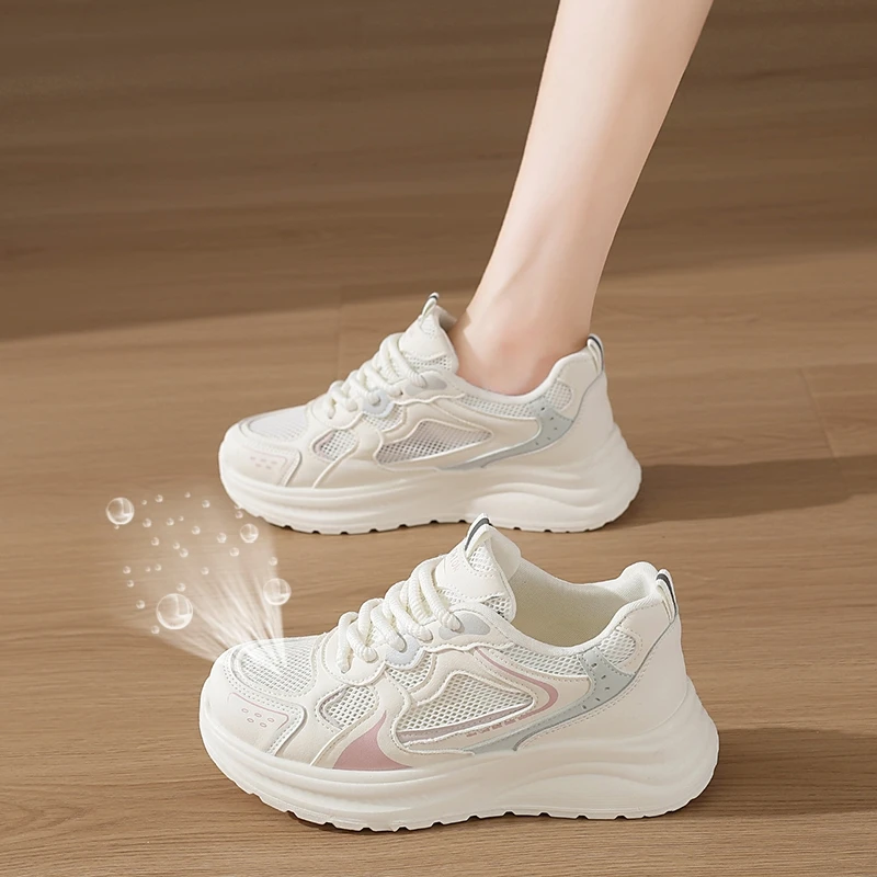 Forefoot Enlarged Vent Unisex Breathable Mesh Running Shoes Big Front Mesh Area Soft Elastic Sole Daily Casual Outdoor Jogging
Forefoot Enlarged Vent Unisex Breathable Mesh Running Shoes Big Front Mesh Area Soft Elastic Sole Daily Casual Outdoor Jogging