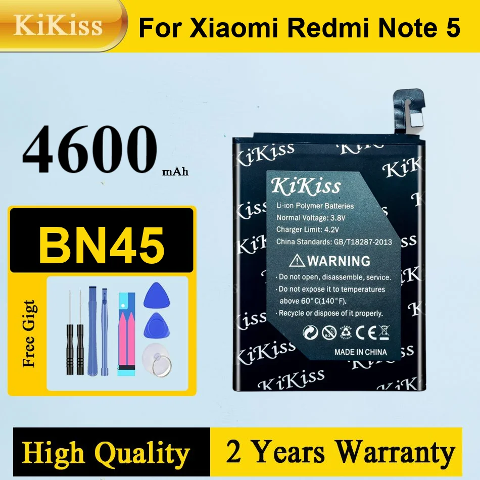 4600 мАч аккумулятор для телефона большой емкости BN45 для Xiaomi Redmi Note 5 Note 5 аккумуляторы бесплатные инструменты
4600 мАч аккумулятор для телефона большой емкости BN45 для Xiaomi Redmi Note 5 Note 5 аккумуляторы бесплатные инструменты
