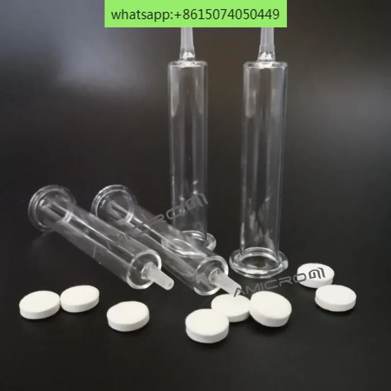 Solid phase extraction kit for biofiltration catalytic empty tube glass column SPE column with sieve plate 1 3 6 12 20mL
Solid phase extraction kit for biofiltration catalytic empty tube glass column SPE column with sieve plate 1 3 6 12 20mL