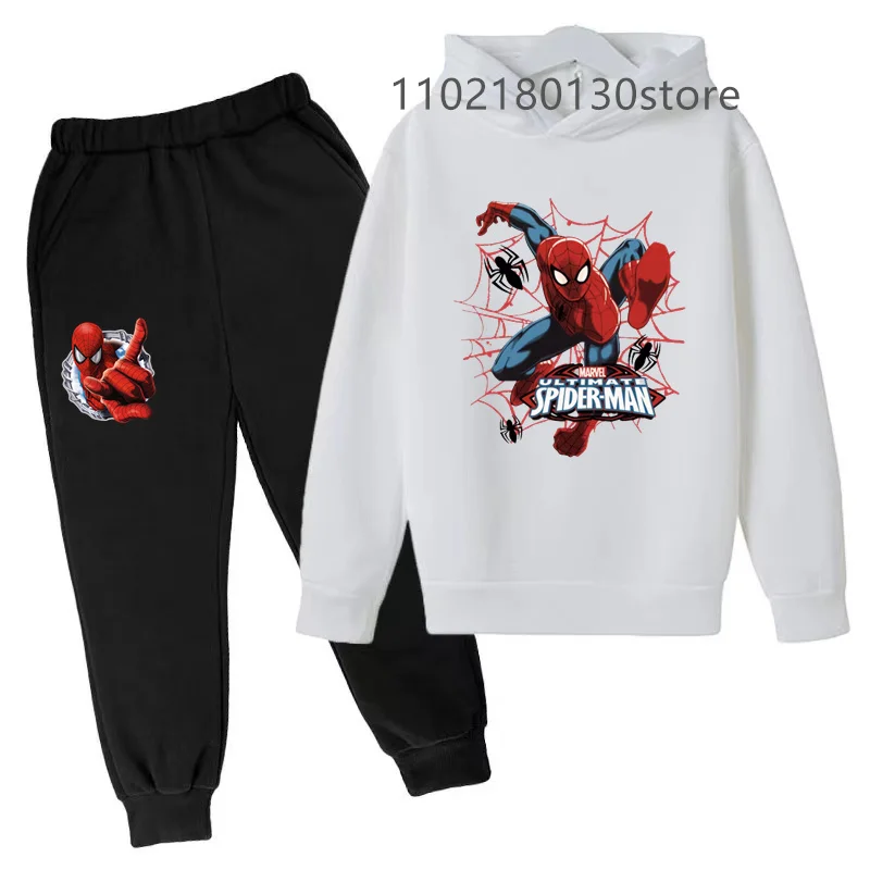 Spider man sport Hoodie tops+Pants Set Toddler Coat spring autumn Children's 3-12 Year Boy Girl Sweatshirt leisure Clothing
Spider man sport Hoodie tops+Pants Set Toddler Coat spring autumn Children's 3-12 Year Boy Girl Sweatshirt leisure Clothing