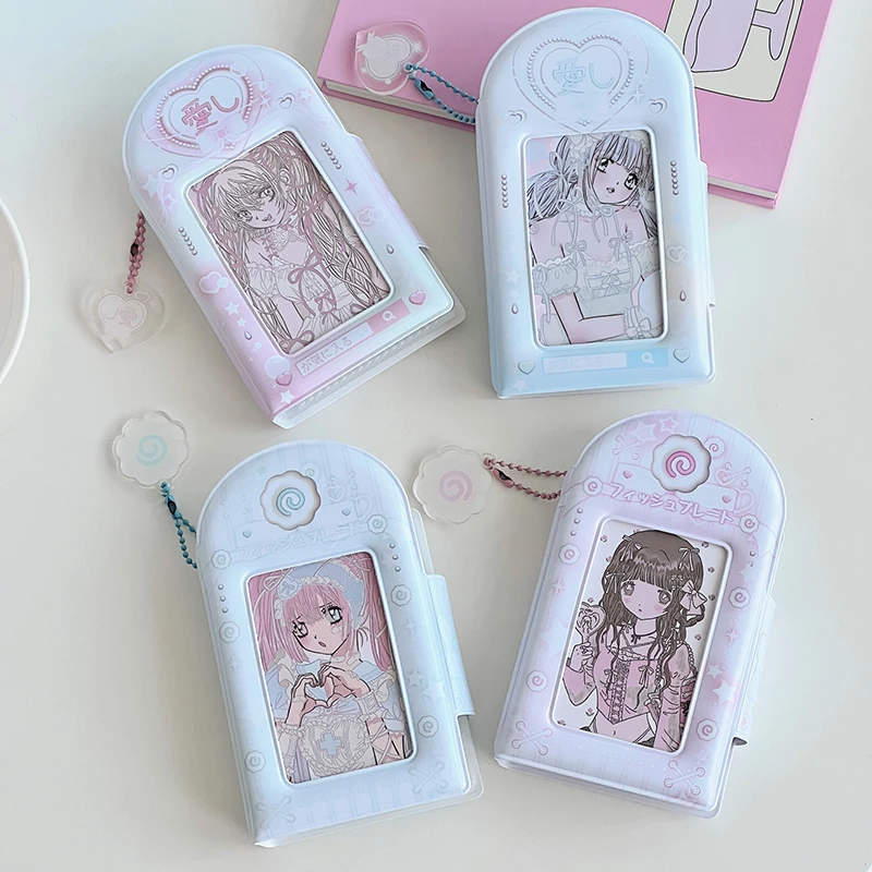 Blue Pink Hollow Photo Album 3 Inch Kpop Idol Photocard Holder Cartoon Pendant Mini Instax Photos Collect Book Pictures Storage
Blue Pink Hollow Photo Album 3 Inch Kpop Idol Photocard Holder Cartoon Pendant Mini Instax Photos Collect Book Pictures Storage