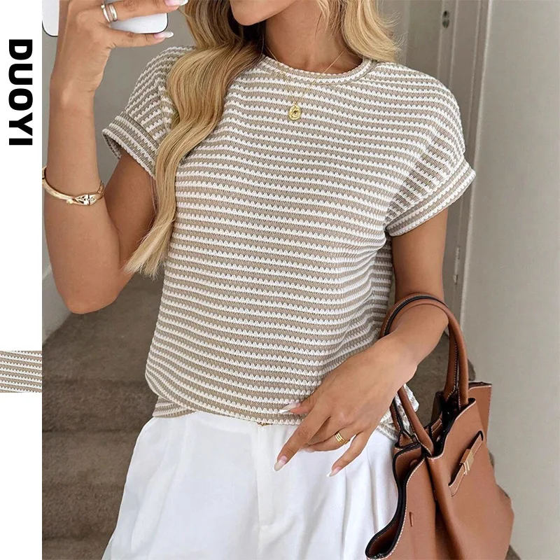 New 2026 Summer Women's Casual Short-Sleeve Round Neck T-Shirt
New 2026 Summer Women's Casual Short-Sleeve Round Neck T-Shirt