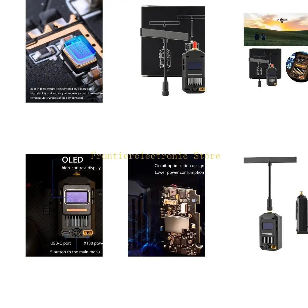 G8DB Highly Frequency Receiver ExpressLRS 915MHz RF Module For Long Ranged