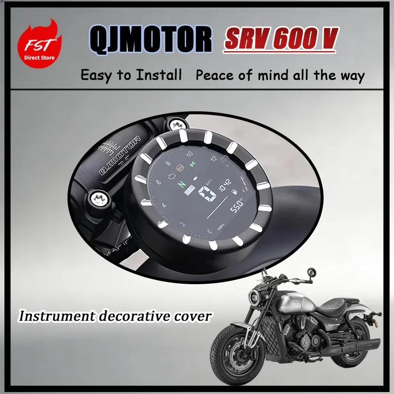 For Aluminum Alloy Instrument Shield for QJMOTOR SRV 150/250V/300S/350/600 Easy Bolt-On Modified Decorative Kit
For Aluminum Alloy Instrument Shield for QJMOTOR SRV 150/250V/300S/350/600 Easy Bolt-On Modified Decorative Kit