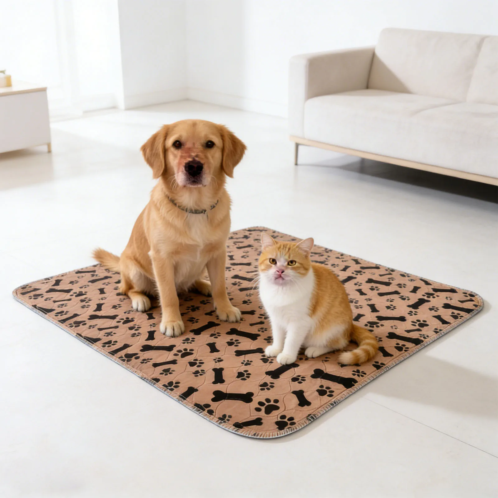 2026 Upgraded Washable Pee Pads for Dogs & Cats, Machine-washable Pet Pads - Waterproof, Non-Slip Base, Reusable & Easy to Clean (coffee)
2026 Upgraded Washable Pee Pads for Dogs & Cats, Machine-washable Pet Pads - Waterproof, Non-Slip Base, Reusable & Easy to Clean (coffee)