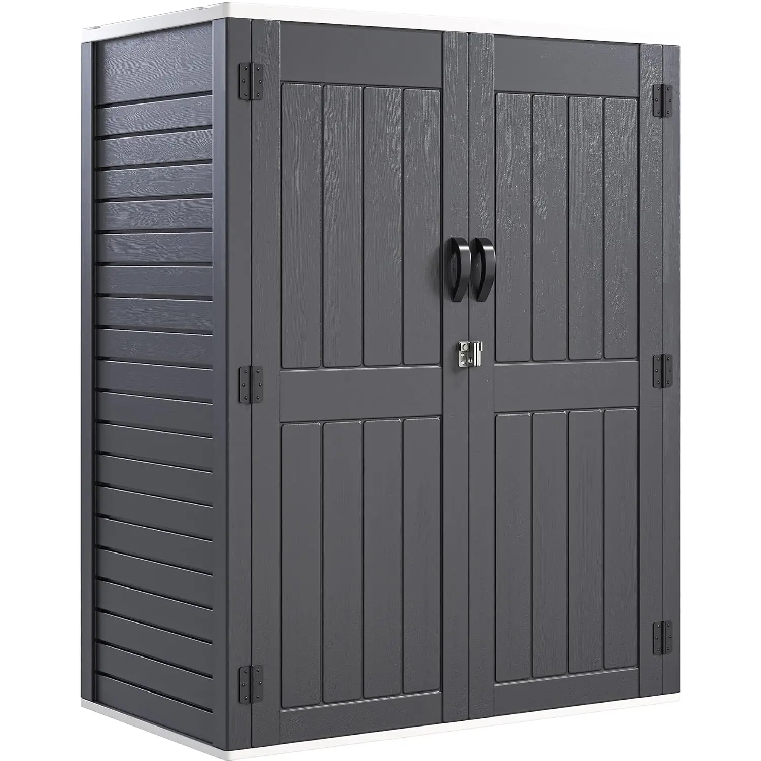 59Cuft Outdoor Storage Shed Waterproof Resin Vertical Cabinet Lockable Tool Garage Patio Garden 5.5Ft H No Shelves Customized
59Cuft Outdoor Storage Shed Waterproof Resin Vertical Cabinet Lockable Tool Garage Patio Garden 5.5Ft H No Shelves Customized