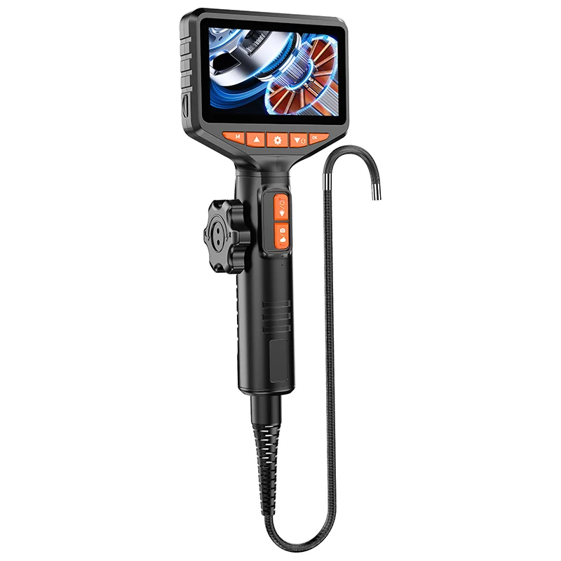 DDCAMERA Articulated Endoscope 4.3" Two-Way Industrial Endoscope Snake Camera with Video Inspection Scope Adjustable LED
DDCAMERA Articulated Endoscope 4.3" Two-Way Industrial Endoscope Snake Camera with Video Inspection Scope Adjustable LED