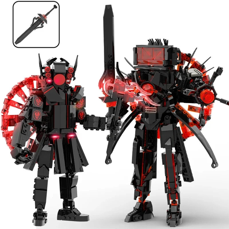 Skibidi Toilet Titan Speakeman, TV Man, Cameraman Building Blocks Set Collectible Character Construction Toys for Kids & Fans
Skibidi Toilet Titan Speakeman, TV Man, Cameraman Building Blocks Set Collectible Character Construction Toys for Kids & Fans