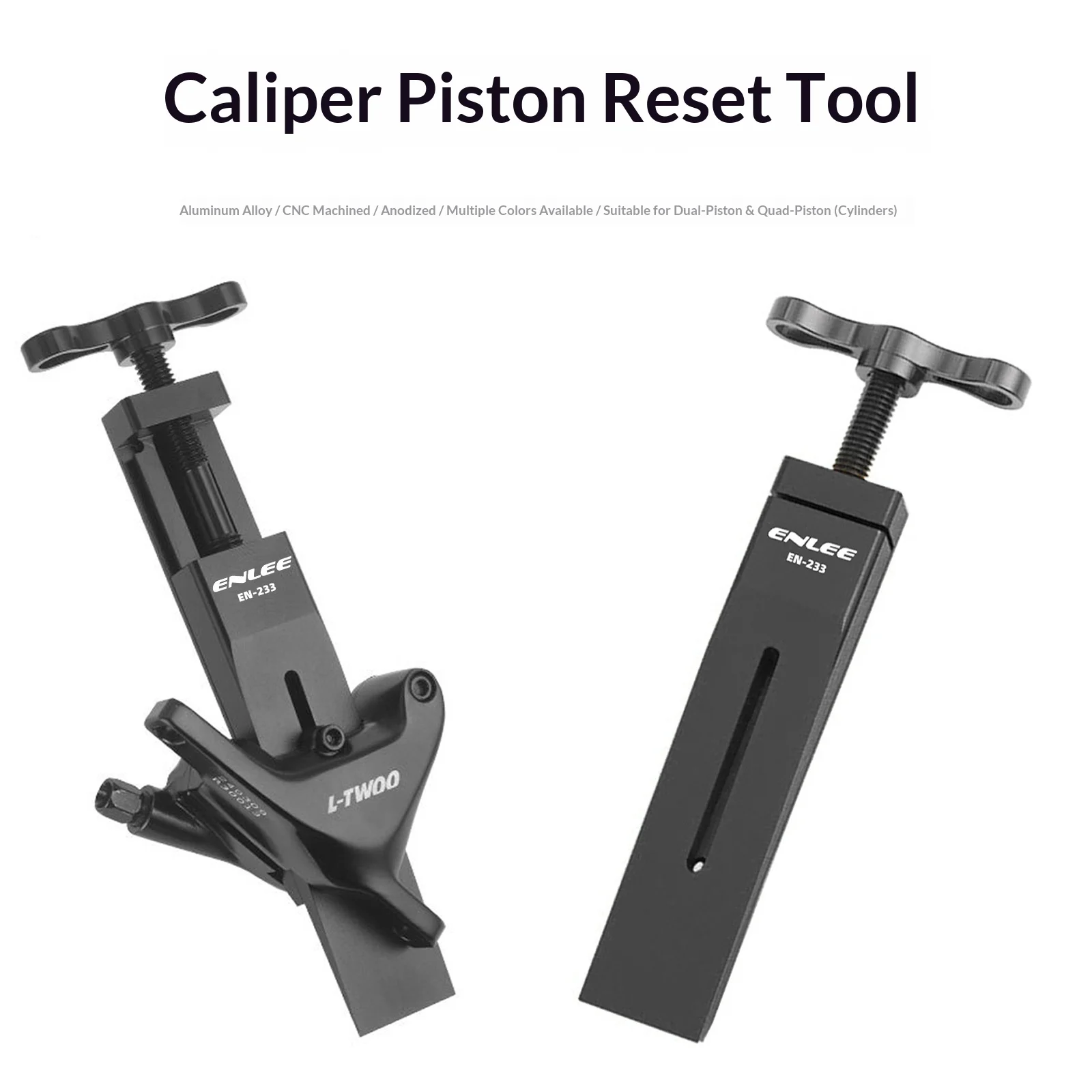 Enlee En233 Hydraulic Disc Brake Caliper Piston Reset Tool Aluminum Alloy Cnc Machined For Road Mountain Bike Dual Quad Piston
Enlee En233 Hydraulic Disc Brake Caliper Piston Reset Tool Aluminum Alloy Cnc Machined For Road Mountain Bike Dual Quad Piston