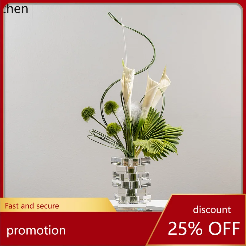 Искусственные цветы CZ в хрустальной вазе: элитный декор для отелей, демонстрационных комнат и гостиных, украшение для цветочных композиций
Искусственные цветы CZ в хрустальной вазе: элитный декор для отелей, демонстрационных комнат и гостиных, украшение для цветочных композиций