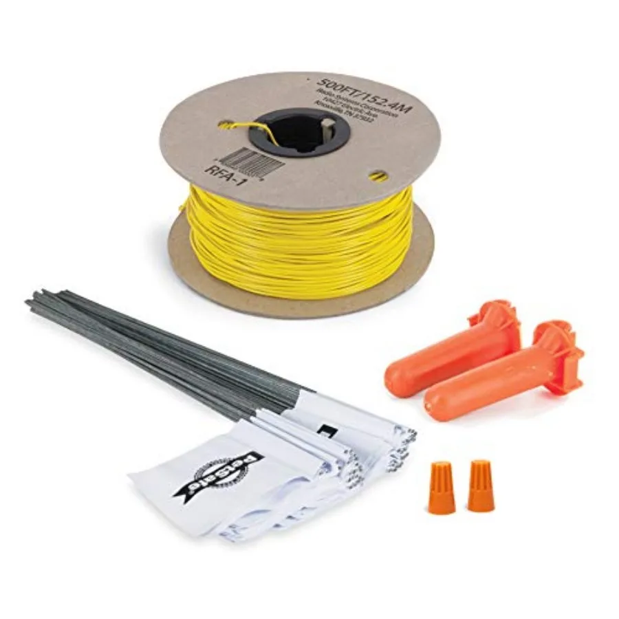 Fence Wire and Flag Kit, Includes 50 Boundary Flags and 500 feet of Wire, Expand Your In-Ground Fence - from the Parent Company
Fence Wire and Flag Kit, Includes 50 Boundary Flags and 500 feet of Wire, Expand Your In-Ground Fence - from the Parent Company