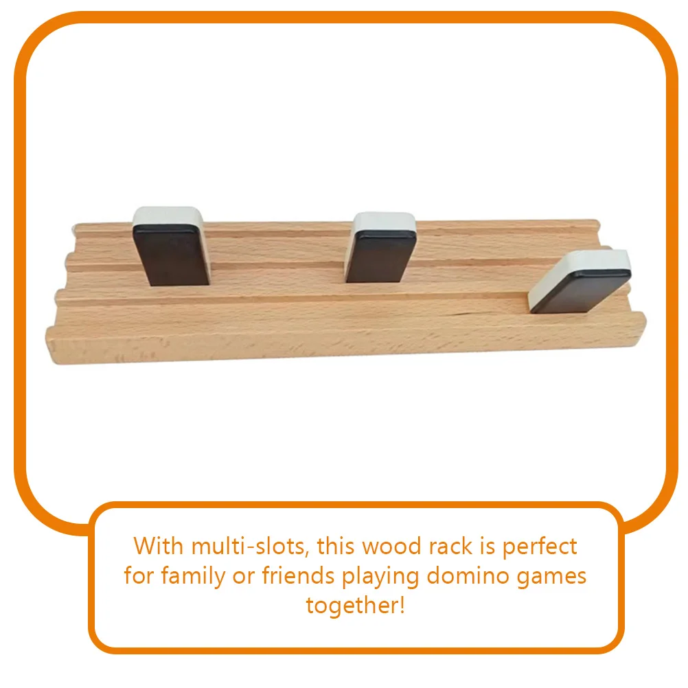 Wooden Anti-slip Base Domino Holder Stand Support Dominos Tray Accessory Tile Trays Displaying Dominoes Rack
Wooden Anti-slip Base Domino Holder Stand Support Dominos Tray Accessory Tile Trays Displaying Dominoes Rack