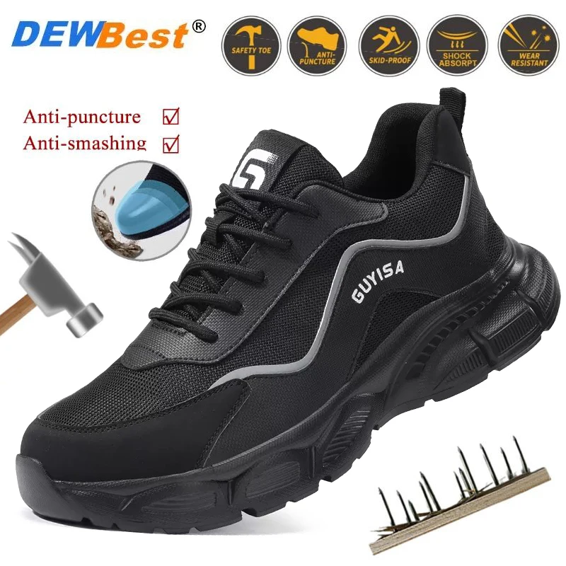 New men's anti-puncture and anti-smash safety shoes lightweight and comfortable steel head construction site work shoes
New men's anti-puncture and anti-smash safety shoes lightweight and comfortable steel head construction site work shoes