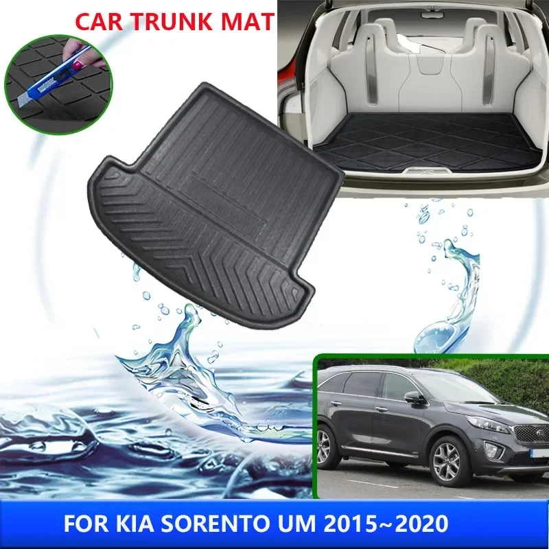 Trunk Mat For Kia Sorento UM 2016 2015~2020 2017 2018 2019 Rear Liner Cargo Tray Floor Carpet Mud Protector Interior Accessories
Trunk Mat For Kia Sorento UM 2016 2015~2020 2017 2018 2019 Rear Liner Cargo Tray Floor Carpet Mud Protector Interior Accessories