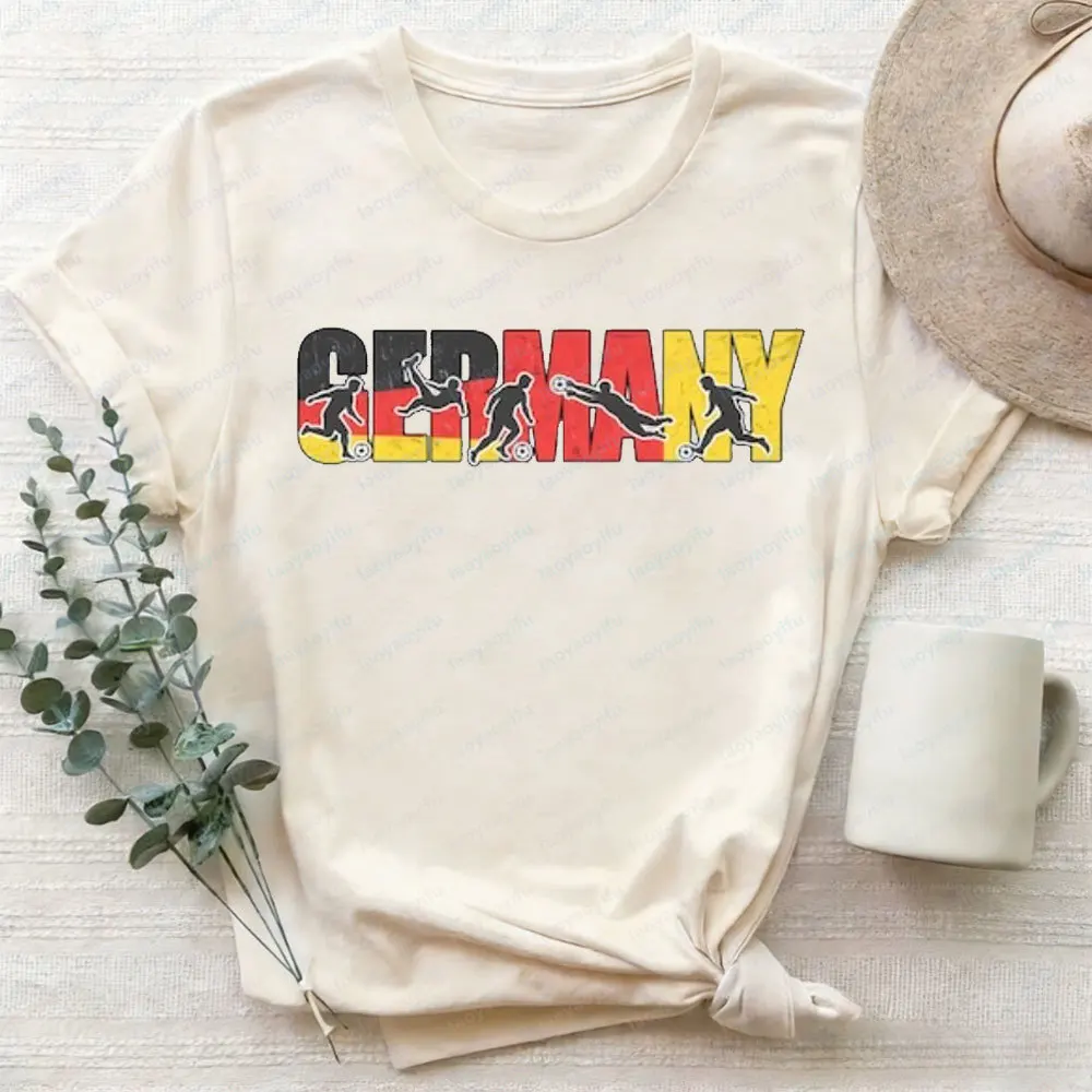 Germany Football T-Shirt Short Sleeve Soccer Player Graphic Tee Country Flag Sports Streetwear Tops Football Fan Cotton Apparel
Germany Football T-Shirt Short Sleeve Soccer Player Graphic Tee Country Flag Sports Streetwear Tops Football Fan Cotton Apparel
