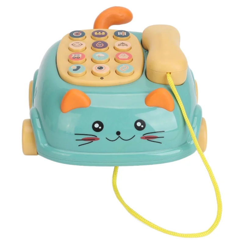 Kids Telephone Toy Simulated Educational Language Study Clear Sound Quality Music Telephone Toy
Kids Telephone Toy Simulated Educational Language Study Clear Sound Quality Music Telephone Toy