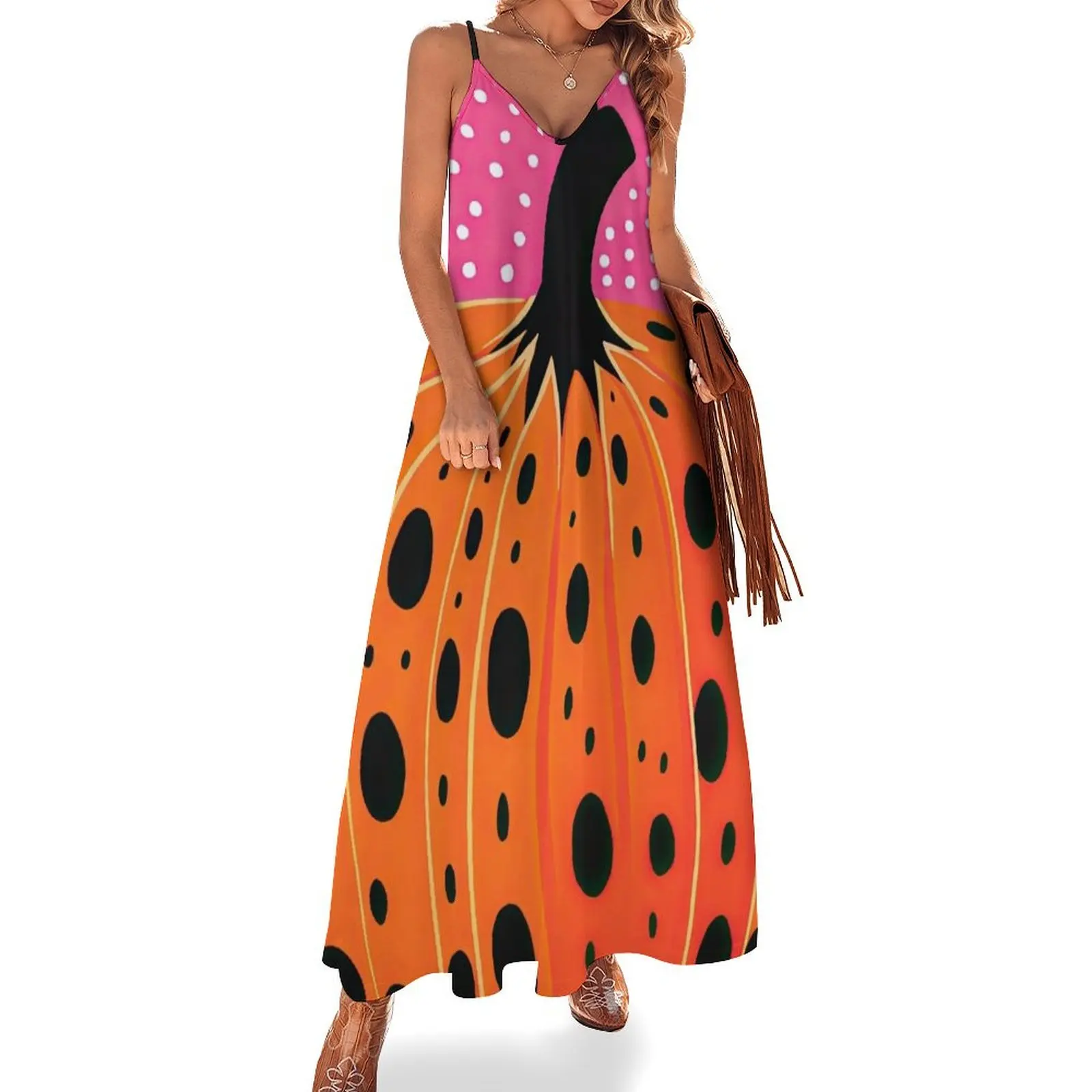 Style Pumpkin with Dots Pink Modern Art Print Sleeveless Dress dresses for woman 2025 Casual dresses Dress
Style Pumpkin with Dots Pink Modern Art Print Sleeveless Dress dresses for woman 2025 Casual dresses Dress