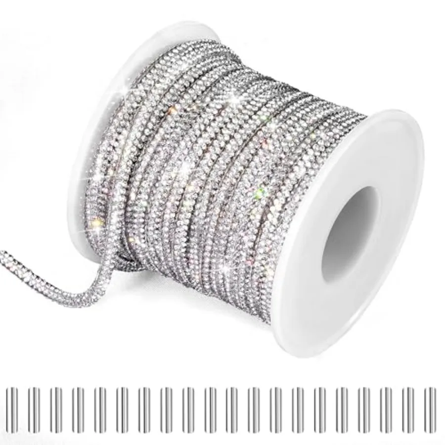 Rhinestone Shoe laces, 0.94 Yards 3.5mm Diameter Cuttable DIY Bling String with 20 Metal Aglets for Decor
Rhinestone Shoe laces, 0.94 Yards 3.5mm Diameter Cuttable DIY Bling String with 20 Metal Aglets for Decor