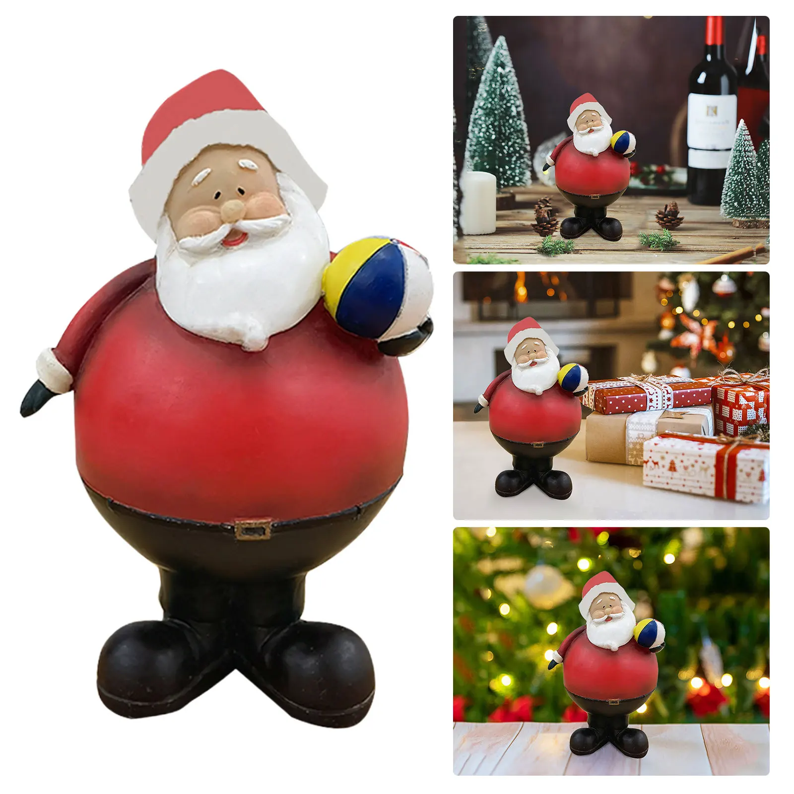 Новая креативная технология смолы, беременный Санта-Клаус с шаром, рождественские украшения для рабочего стола в помещении
Новая креативная технология смолы, беременный Санта-Клаус с шаром, рождественские украшения для рабочего стола в помещении