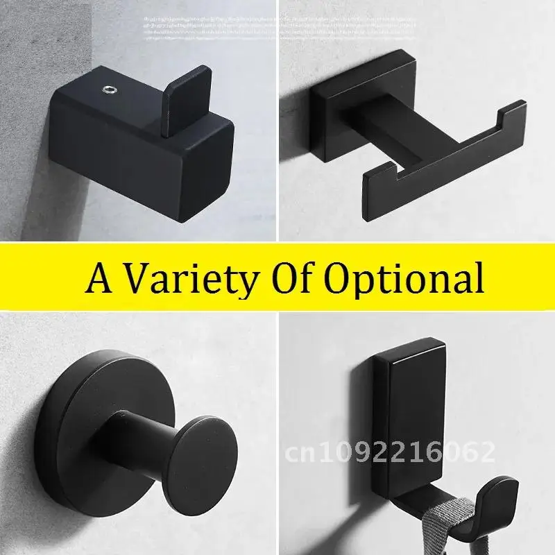 MTTUZK Black Stainless Steel for & Towel & Coat & hook Wall Hook Robe rear door cap,coat,Clothes Hook Mount Hanger Bathroom
MTTUZK Black Stainless Steel for & Towel & Coat & hook Wall Hook Robe rear door cap,coat,Clothes Hook Mount Hanger Bathroom