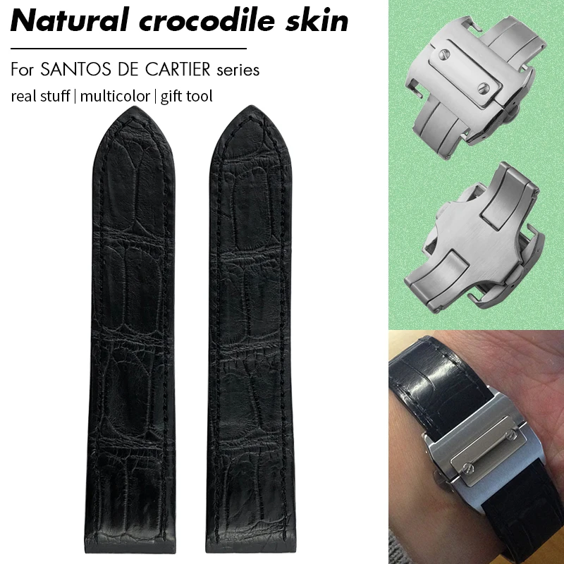 20 мм 23 мм Высокое качество синий черный ремешок из натуральной крокодиловой кожи для Cartier SANTOS 100 американский ремешок для часов из кожи аллигатора
20 мм 23 мм Высокое качество синий черный ремешок из натуральной крокодиловой кожи для Cartier SANTOS 100 американский ремешок для часов из кожи аллигатора