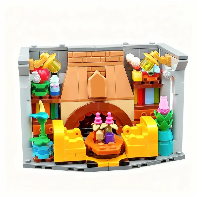 376PCS MOC Magic Movie Badger Common Room Model DIY Creative Assembly Building Blocks Display Birthday Gift Collectible Blocks
376PCS MOC Magic Movie Badger Common Room Model DIY Creative Assembly Building Blocks Display Birthday Gift Collectible Blocks