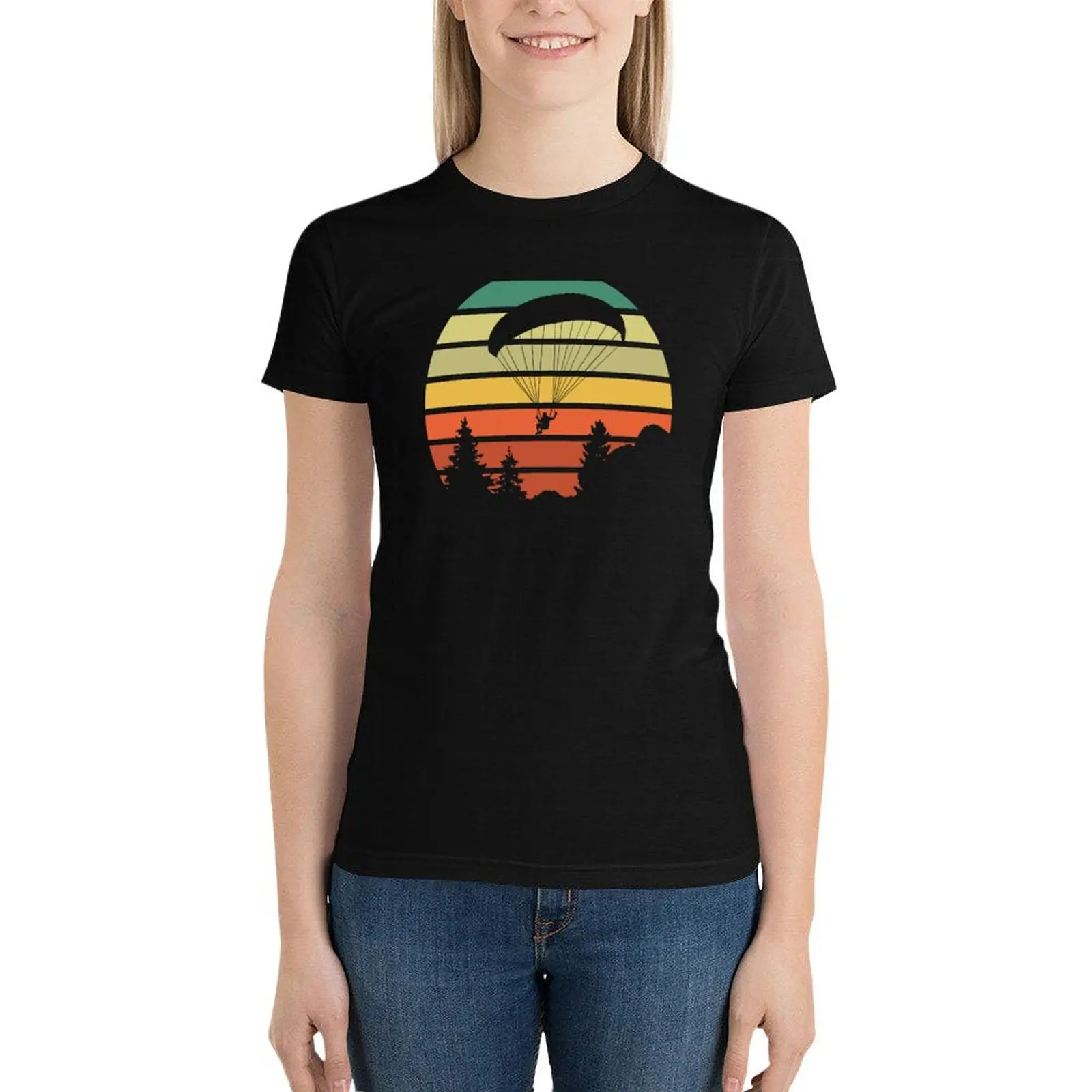PARAGLIDING SUNSET T-Shirt plus size tops korean fashion vintage clothes Top Women
PARAGLIDING SUNSET T-Shirt plus size tops korean fashion vintage clothes Top Women