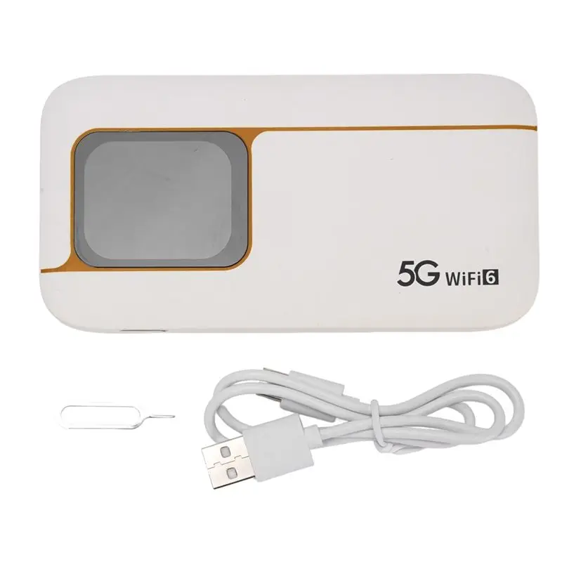 Изысканный 5G мобильный Wi-Fi роутер-хотспот: высокоскоростной Wi-Fi 6, поддержка 16 устройств, 2,01-дюймовый экран, USB-C, для рабочих мест
Изысканный 5G мобильный Wi-Fi роутер-хотспот: высокоскоростной Wi-Fi 6, поддержка 16 устройств, 2,01-дюймовый экран, USB-C, для рабочих мест