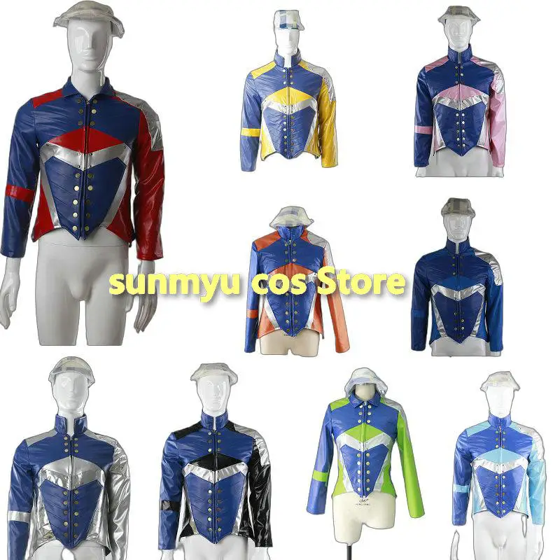 UCHU SENTAI KYURANGER Faux Leather Jacket and Cap Cosplay Costume Customize Size UCHUU SENTAI
UCHU SENTAI KYURANGER Faux Leather Jacket and Cap Cosplay Costume Customize Size UCHUU SENTAI